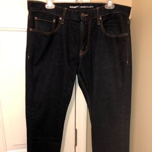 Old Navy dark blue denim skinny jeans